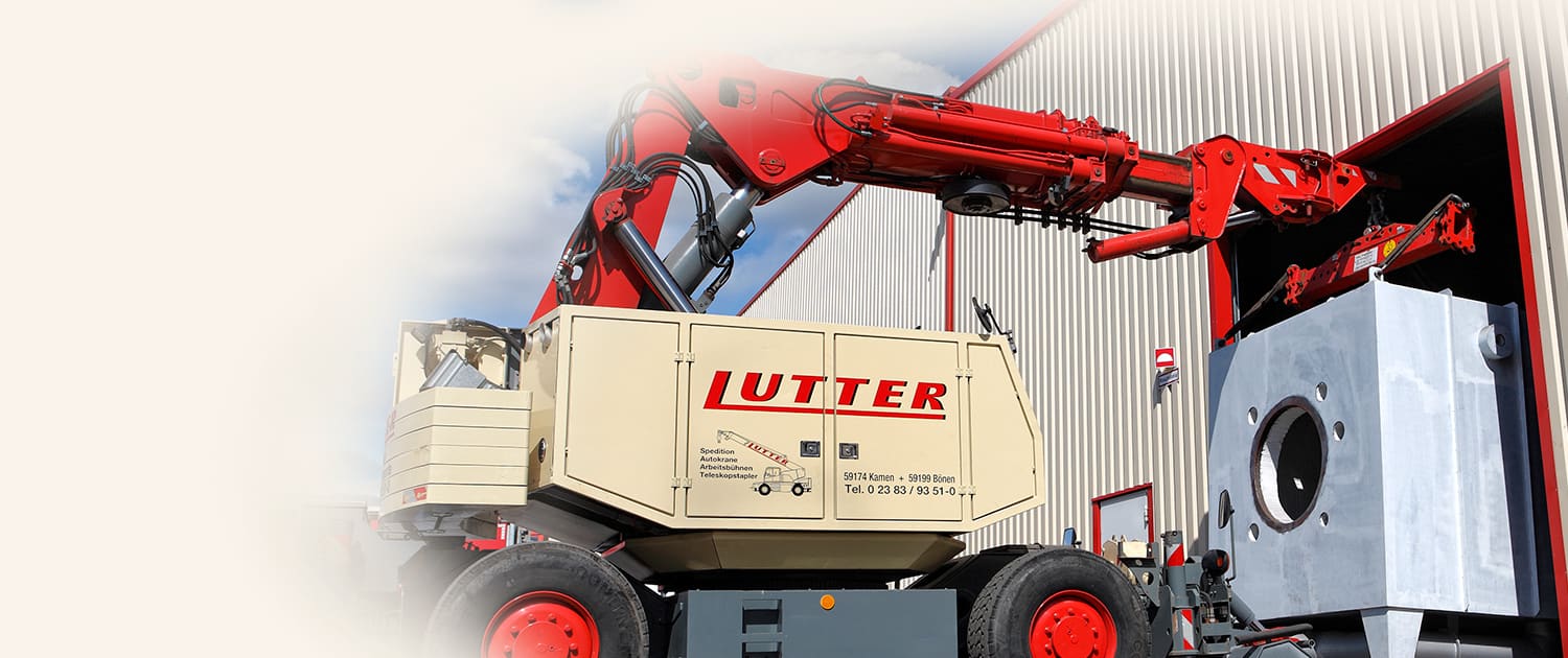 Lutter Spedition NRW - Betriebsumzüge - Maschinentransport - Logistik - Umzug von Maschine bis kompletten Betrieb