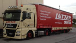Lutter Spedition NRW - Betriebsumzüge - Maschinentransport - Logistik - leistungsstarker Fuhrpark