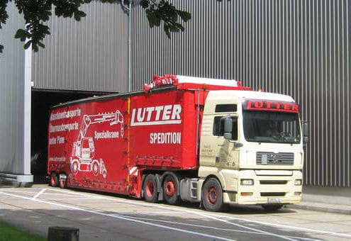 Lutter Spedition NRW - Betriebsumzüge - Maschinentransport - Logistik - sicherer Transport von Maschinen