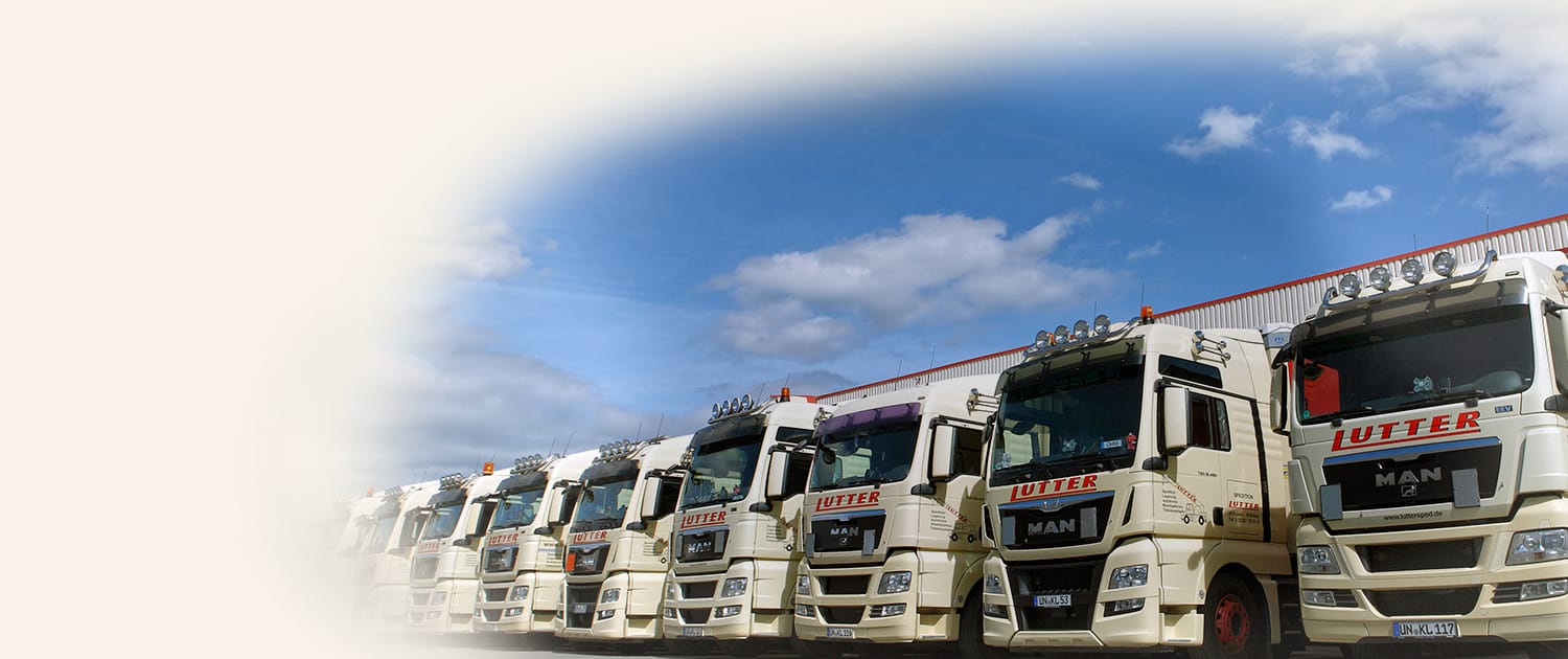 Lutter Spedition NRW - Betriebsumzüge - Maschinentransport - Logistik - Fuhrpark für Transportlösungen aller Art